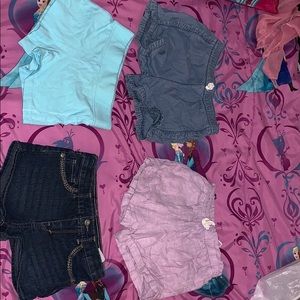 4 Pair of Shorts Bundle Girls 5/6